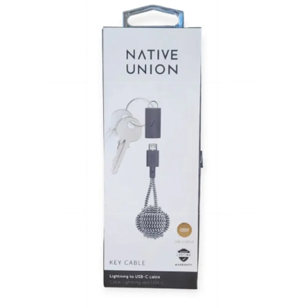 Native Union Key Cable Zebra Lightning to USB-C Charger – NWT
